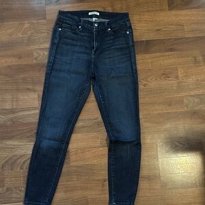 Good American Good Waist Dark Indigo Skinny Jeans